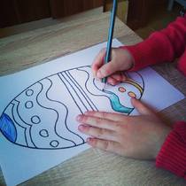 Ergotherapie Troisdorf Siegburg Graphomotorik Osterei Bunt